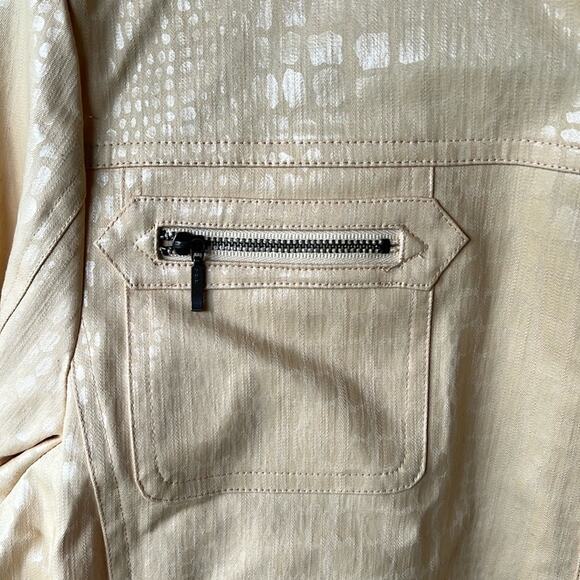 NWOT Chico’s Golden Gleam Becker Jacket - size 3 - Picture 5 of 11